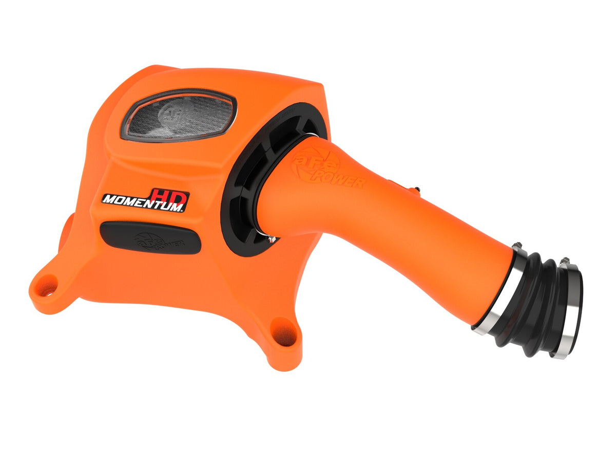 Momentum HD Cold Air Intake System Orange w/ Pro Dry S Filter Toyota Land Cruiser (J200) 08-21 V8-4.5L (td) aFe Power-2