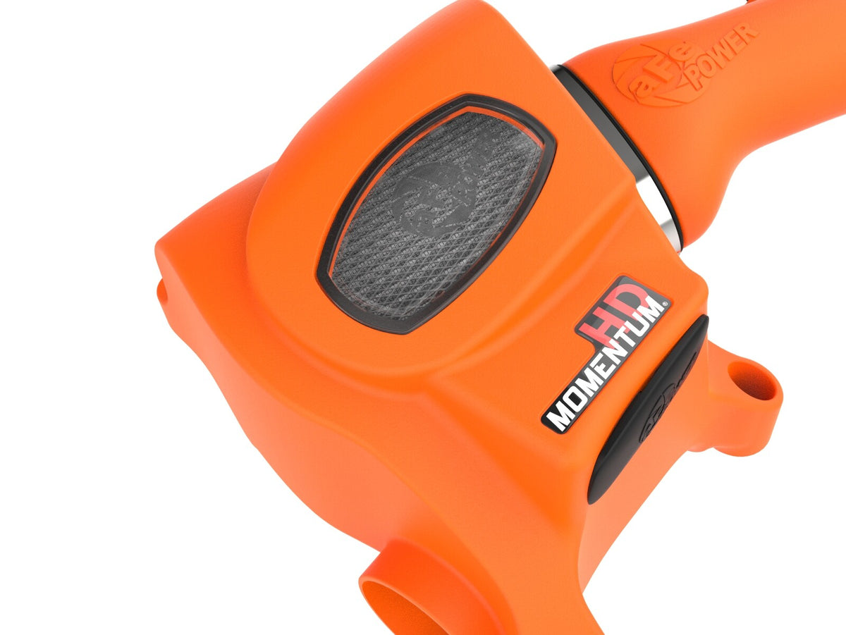 Momentum HD Cold Air Intake System Orange w/ Pro Dry S Filter Toyota Land Cruiser (J200) 08-21 V8-4.5L (td) aFe Power-5