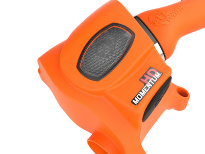 Momentum HD Cold Air Intake System Orange w/ Pro Dry S Filter Toyota Land Cruiser (J200) 08-21 V8-4.5L (td) aFe Power-5