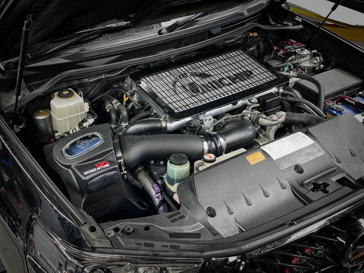 Momentum HD Cold Air Intake System w/ Pro 10R Filter Toyota Land Cruiser (J200) 08-21 V8-4.5L (td) aFe Power-6