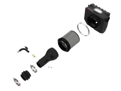 Momentum HD Cold Air Intake System w/ Pro Dry S Filter Nissan Titan Xd 16-24 V8-5.6L aFe Power-1