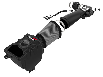 Momentum GT Cold Air Intake System w/ Pro Dry S Filter Jeep Wrangler (Jl) 18-23 L4-2.0L (t) aFe Power-2