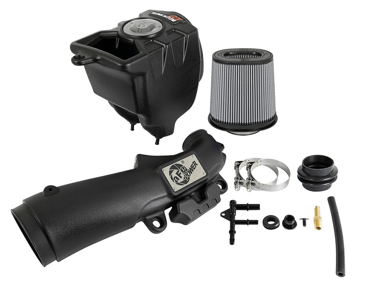 Momentum GT Cold Air Intake System w/ Pro Dry S Filter Jeep Wrangler (Jl) 18-23 L4-2.0L (t) aFe Power-3