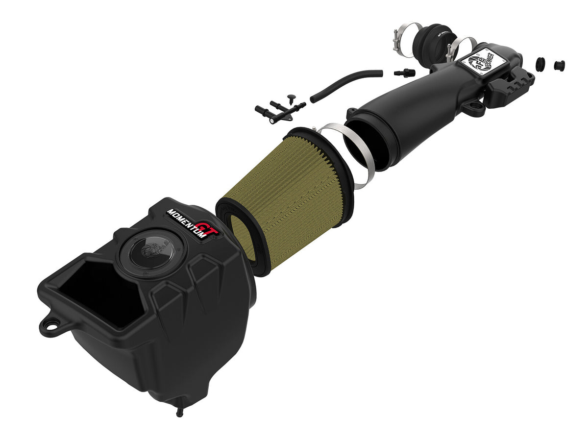 Momentum GT Cold Air Intake System w/ Pro Guard 7 Filter Jeep Wrangler (Jl) 18-23 L4-2.0L (t) aFe Power-3