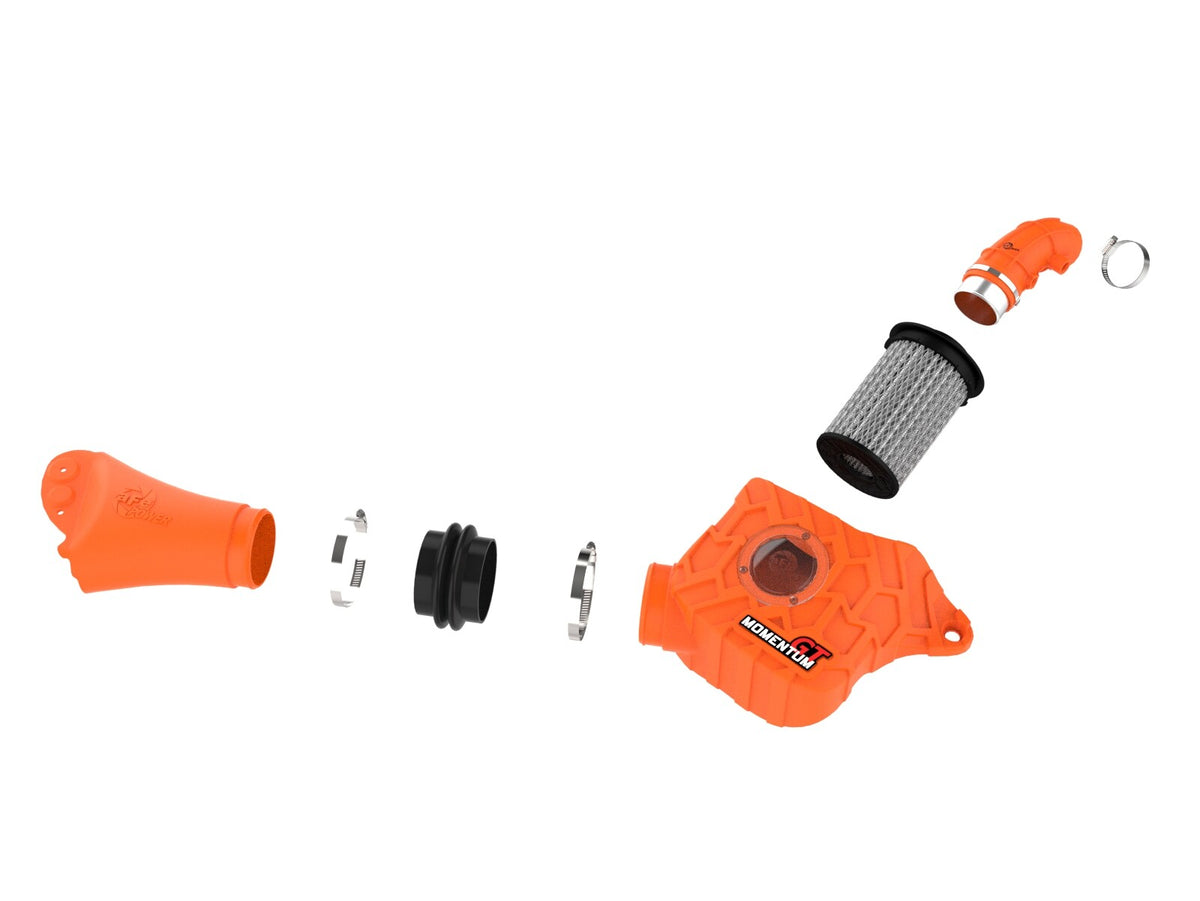 Momentum GT Cold Air Intake System Orange w/ Pro Dry S Filter Suzuki Jimny 19-26 L4-1.5L aFe Power-1