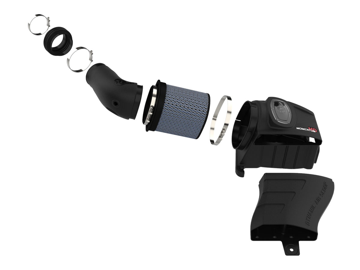 Momentum HD Cold Air Intake System w/ Pro 10R Filter Ford Powerstroke 94-97 V8-7.3L (td) aFe Power-1