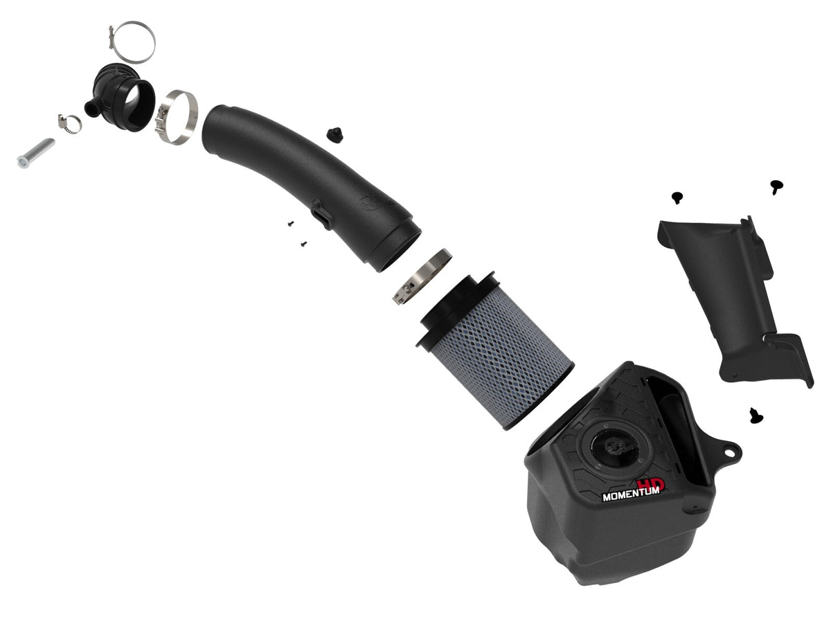 Momentum HD Cold Air Intake System w/ Pro 10R Filter Jeep Wrangler (Jl)/Gladiator (Jt) 20-23 V6-3.0L (td) EcoDiesel aFe Power-1