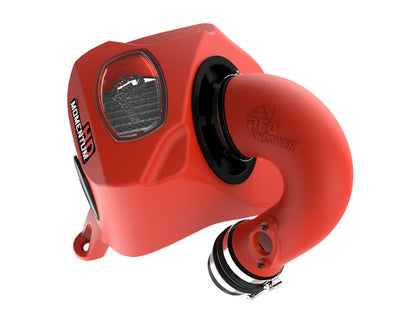 Momentum HD Cold Air Intake System Red w/ Pro Dry S Filter Toyota Hilux 15-26 L4-2.4/2.8L (td) aFe Power-2