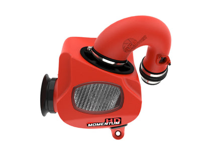 Momentum HD Cold Air Intake System Red w/ Pro Dry S Filter Toyota Hilux 15-26 L4-2.4/2.8L (td) aFe Power-4