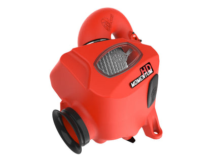Momentum HD Cold Air Intake System Red w/ Pro Dry S Filter Toyota Hilux 15-26 L4-2.4/2.8L (td) aFe Power-5