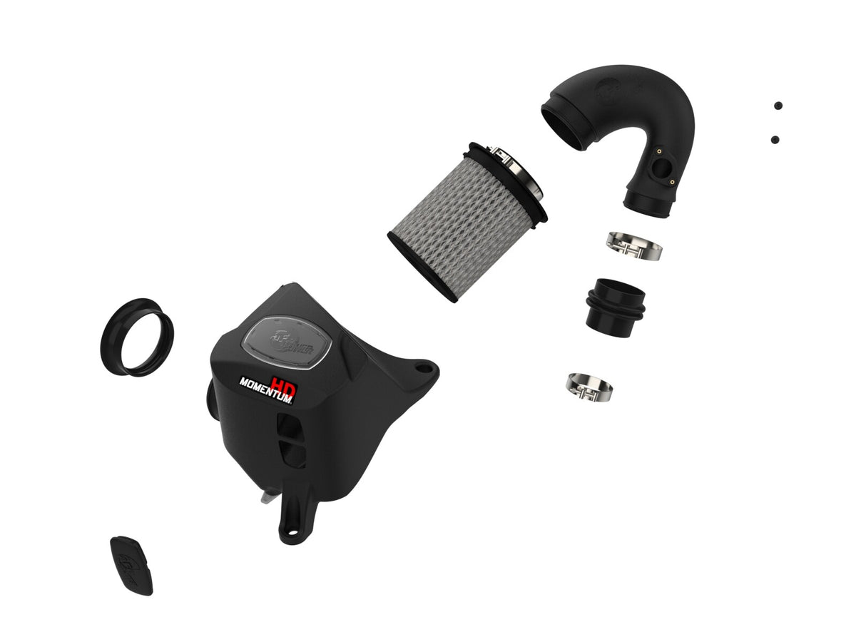 Momentum HD Cold Air Intake System w/ Pro Dry S Filter Toyota Hilux 15-26 L4-2.4/2.8L (td) aFe Power-1