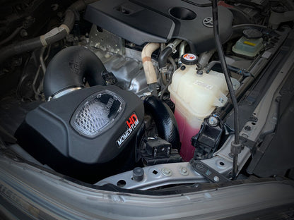 Momentum HD Cold Air Intake System w/ Pro Dry S Filter Toyota Hilux 15-26 L4-2.4/2.8L (td) aFe Power-6