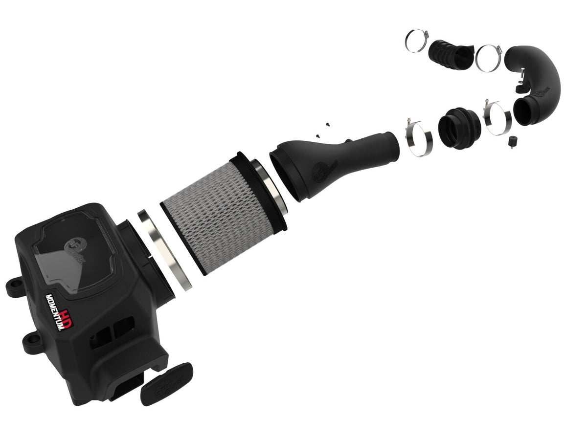 Momentum HD Cold Air Intake System w/ Pro Dry S Filter Ram 1500 20-23 V6-3.0L (td) aFe Power-1