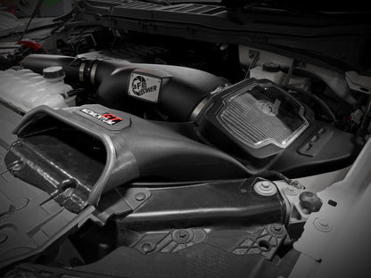 Momentum GT Cold Air Intake System w/ Pro Dry S Filter Ford F-150 21-26 V6-3.5L (tt) aFe Power-6