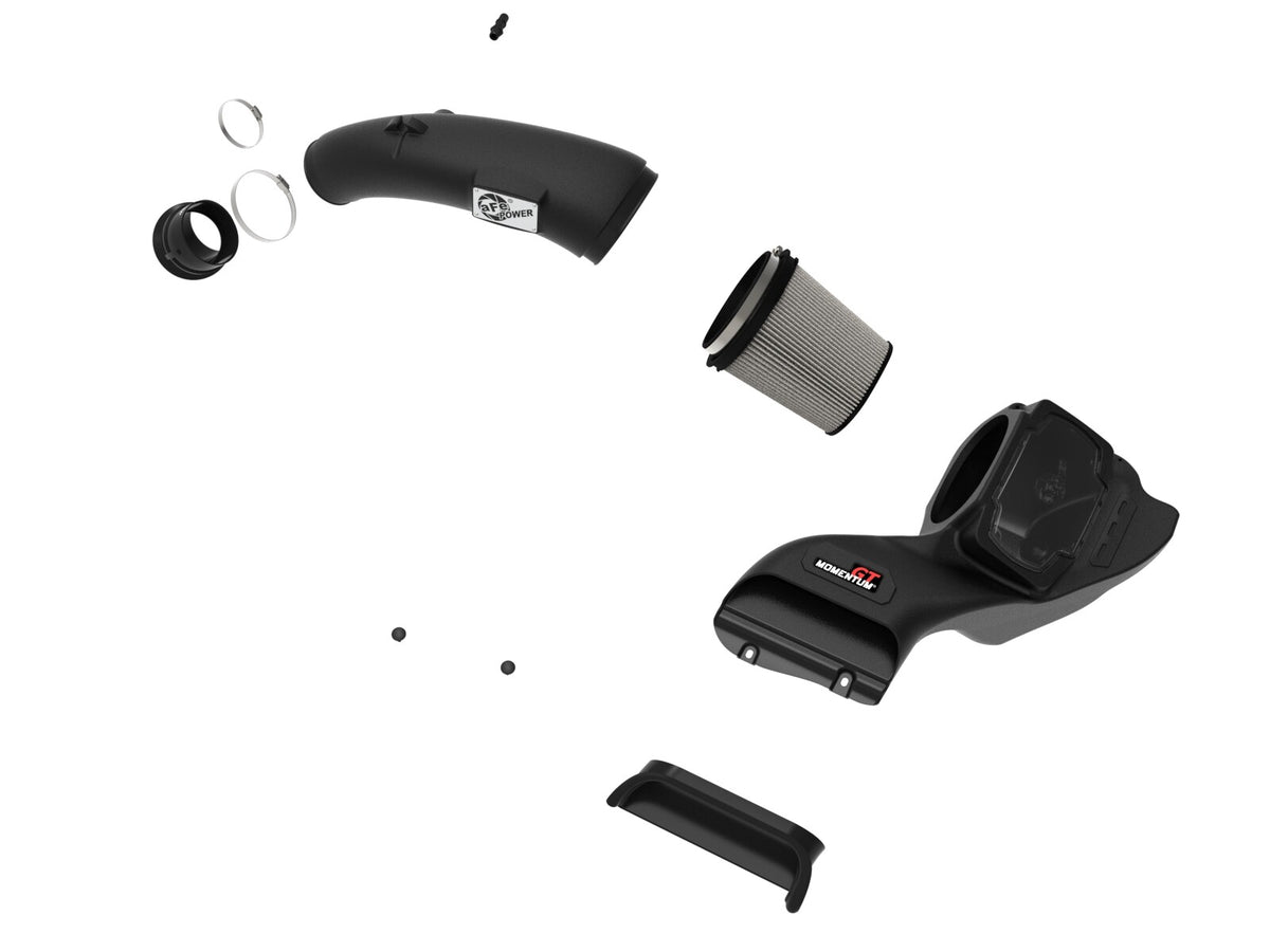 Momentum GT Cold Air Intake System w/ Pro Dry S Filter Ford F-150 21-26 V8-5.0L aFe Power-1