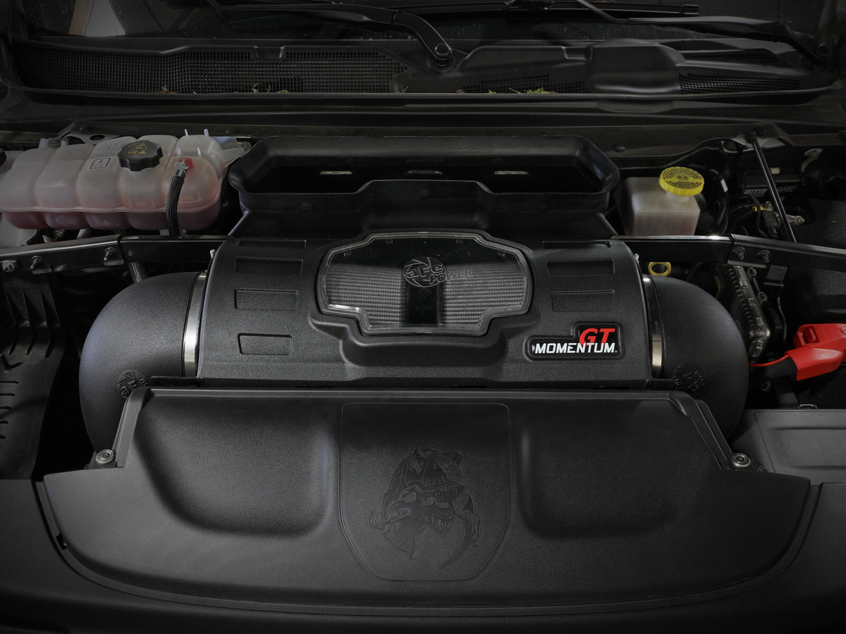 Momentum GT Cold Air Intake System w/ Pro Dry S Filter Ram 1500 Trx 21-24 V8-6.2L (sc) aFe Power-7