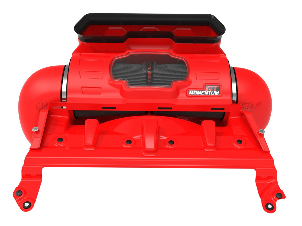 Momentum GT Cold Air Intake System Red w/ Pro Dry S Filter Ram 1500 Trx 21-24 V8-6.2L (sc) aFe Power-2