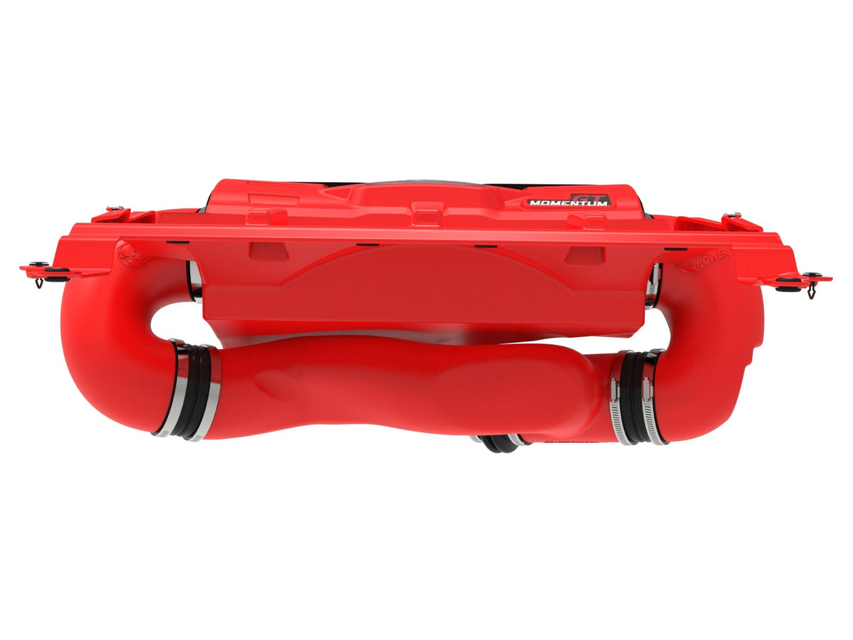 Momentum GT Cold Air Intake System Red w/ Pro Dry S Filter Ram 1500 Trx 21-24 V8-6.2L (sc) aFe Power-3