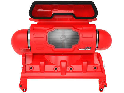 Momentum GT Cold Air Intake System Red w/ Pro Dry S Filter Ram 1500 Trx 21-24 V8-6.2L (sc) aFe Power-4