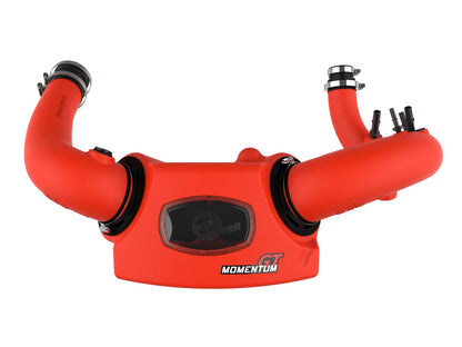 Momentum GT Cold Air Intake System Red w/ Pro Dry S Filter Ford Explorer St 20-26 V6-3.0L (tt) aFe Power-4