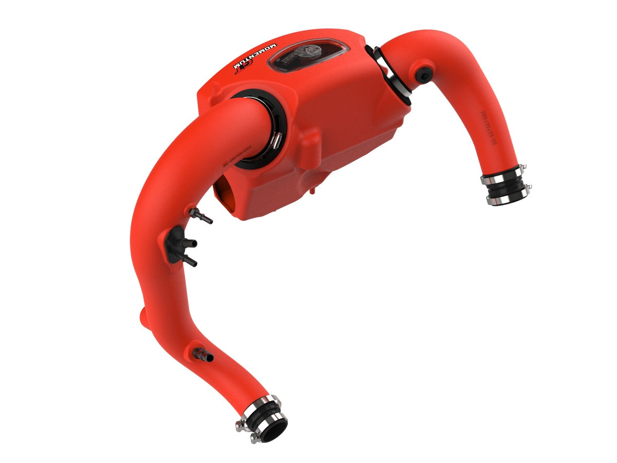 Momentum GT Cold Air Intake System Red w/ Pro Dry S Filter Ford Explorer St 20-26 V6-3.0L (tt) aFe Power-5