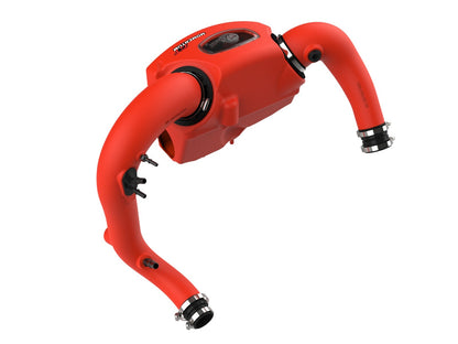Momentum GT Cold Air Intake System Red w/ Pro Dry S Filter Ford Explorer St 20-26 V6-3.0L (tt) aFe Power-5