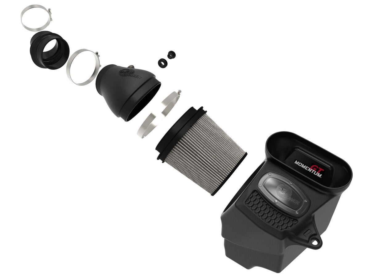 Momentum GT Cold Air Intake System w/ Pro Dry S Filter Jeep Wrangler 392 21-26 V8-6.4L aFe Power-1