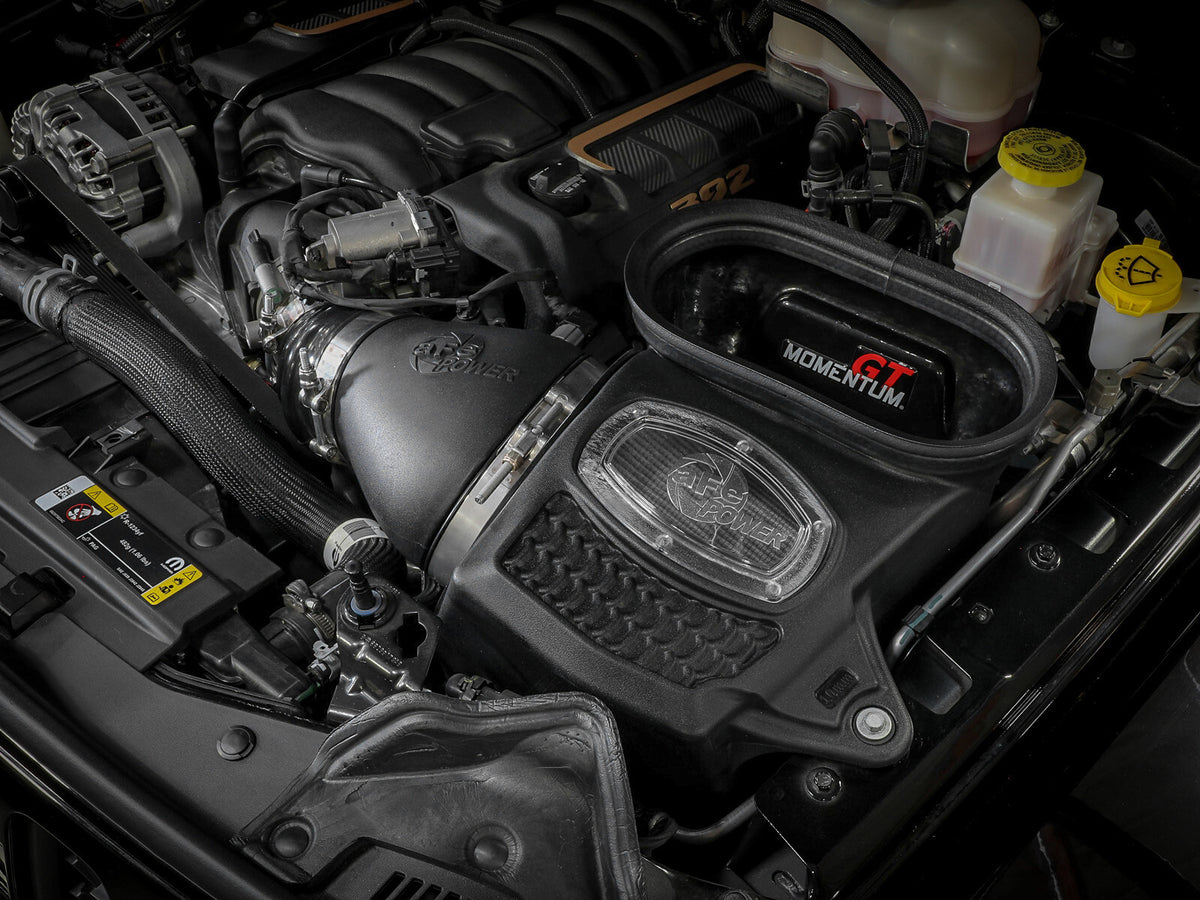 Momentum GT Cold Air Intake System w/ Pro Dry S Filter Jeep Wrangler 392 21-26 V8-6.4L aFe Power-5