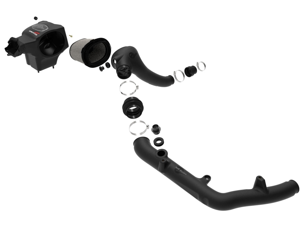 Momentum GT Cold Air Intake System w/ Pro Dry S Filter Ford Bronco 21-26 V6-2.7L (tt) aFe Power-1