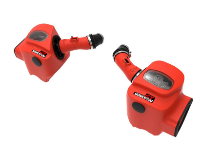 Momentum GT Cold Air Intake System Red w/ Pro Dry S Filter Toyota Land Cruiser (J300) 22-26 V6-3.4L (tt) aFe Power-2