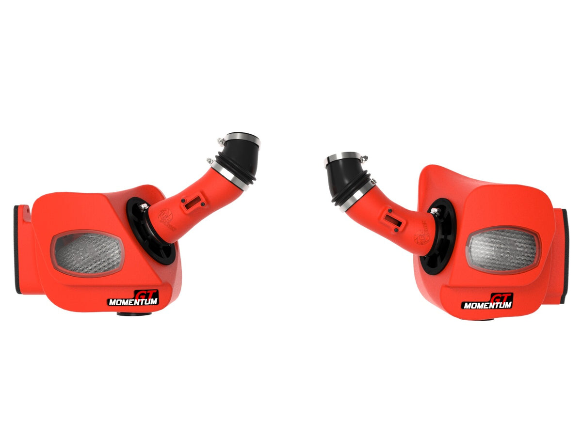 Momentum GT Cold Air Intake System Red w/ Pro Dry S Filter Toyota Land Cruiser (J300) 22-26 V6-3.4L (tt) aFe Power-4