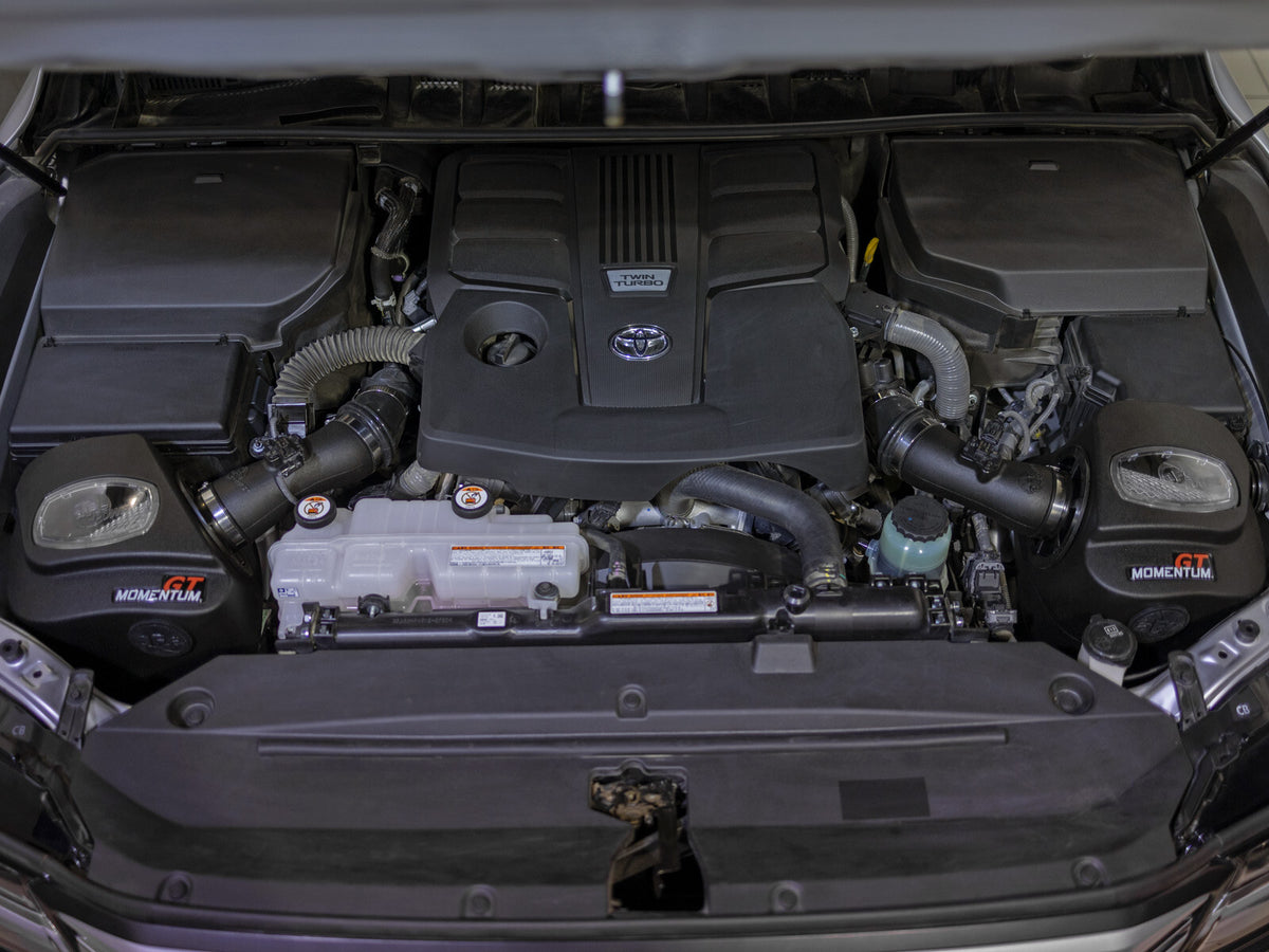 Momentum GT Cold Air Intake System w/ Pro Dry S Filter Toyota Land Cruiser (J300) 22-26 V6-3.4L (tt) aFe Power-7