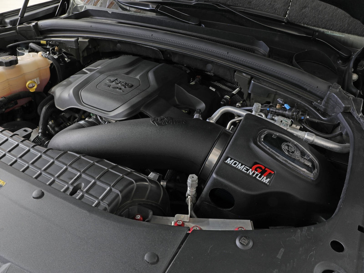 Momentum GT Cold Air Intake System w/ Pro 5R Filter Jeep Grand Cherokee (Wl) 22-24 V8-5.7L Hemi aFe Power-5
