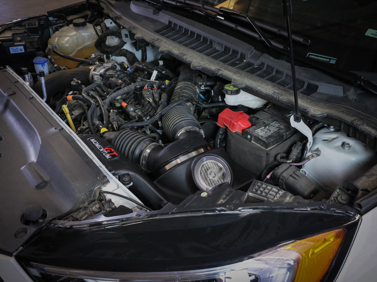 Momentum GT Cold Air Intake System w/ Pro Dry S Filter Ford Edge St 19-24 V6-2.7L (tt) aFe Power-5