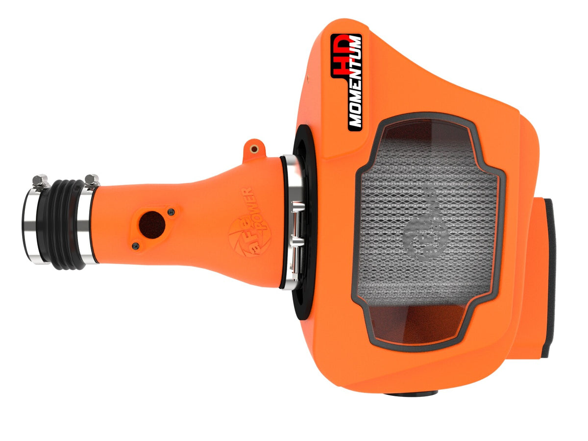 Momentum HD Cold Air Intake System Orange w/ Pro Dry S Filter Toyota Land Cruiser (J300) 22-26 V6-3.3L (td) aFe Power-4