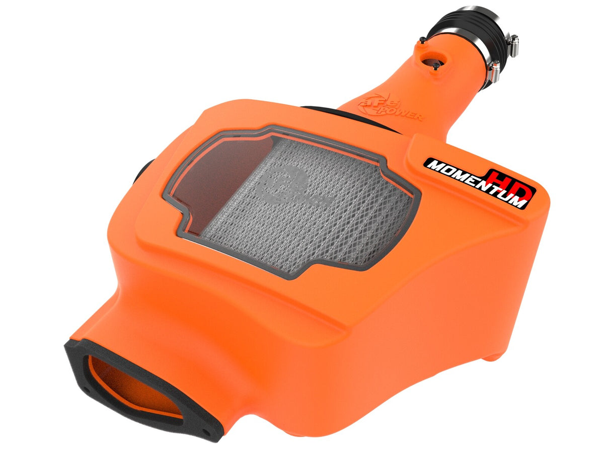 Momentum HD Cold Air Intake System Orange w/ Pro Dry S Filter Toyota Land Cruiser (J300) 22-26 V6-3.3L (td) aFe Power-5