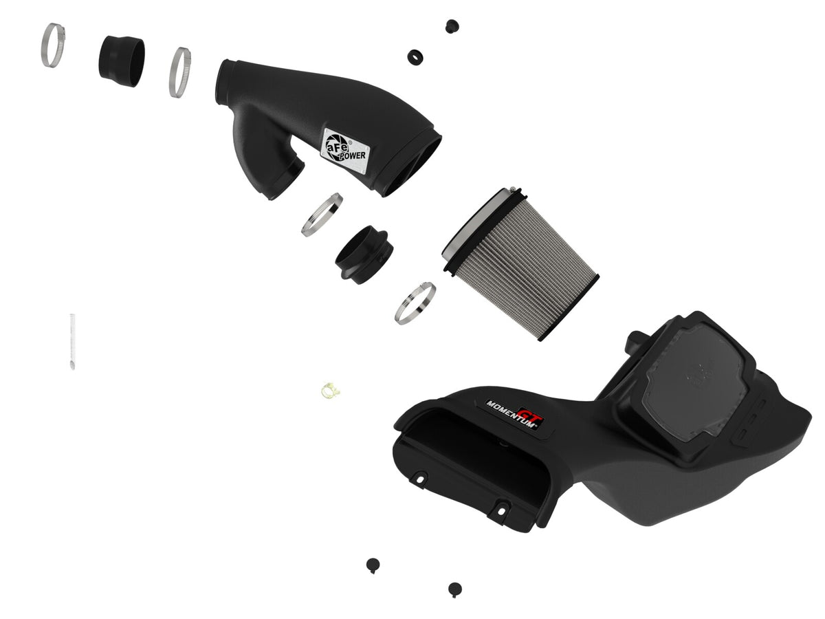 Momentum GT Cold Air Intake System w/ Pro Dry S Filter Ford F-150 21-26 V6-3.5L (tt) PowerBoost aFe Power-1