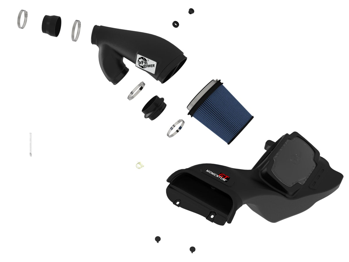 Momentum GT Cold Air Intake System w/ Pro 5R Filter Ford F-150 21-26 V6-3.5L (tt) PowerBoost aFe Power-1