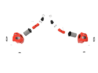 Momentum GT Cold Air Intake System Red w/ Pro Dry S Filter Toyota Tundra 22-26 V6-3.4L (tt) aFe Power-1