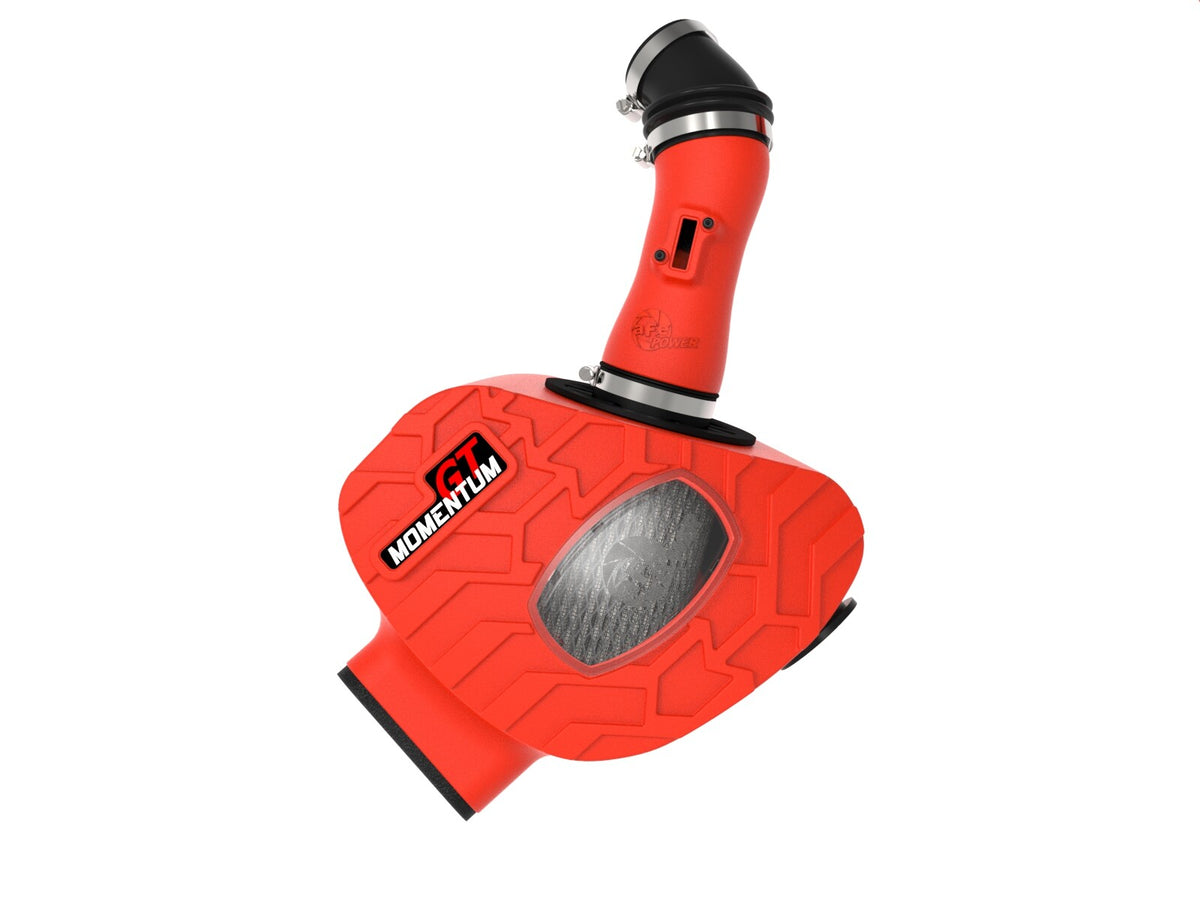 Momentum GT Cold Air Intake System Red w/ Pro Dry S Filter Toyota Tundra 22-26 V6-3.4L (tt) aFe Power-5