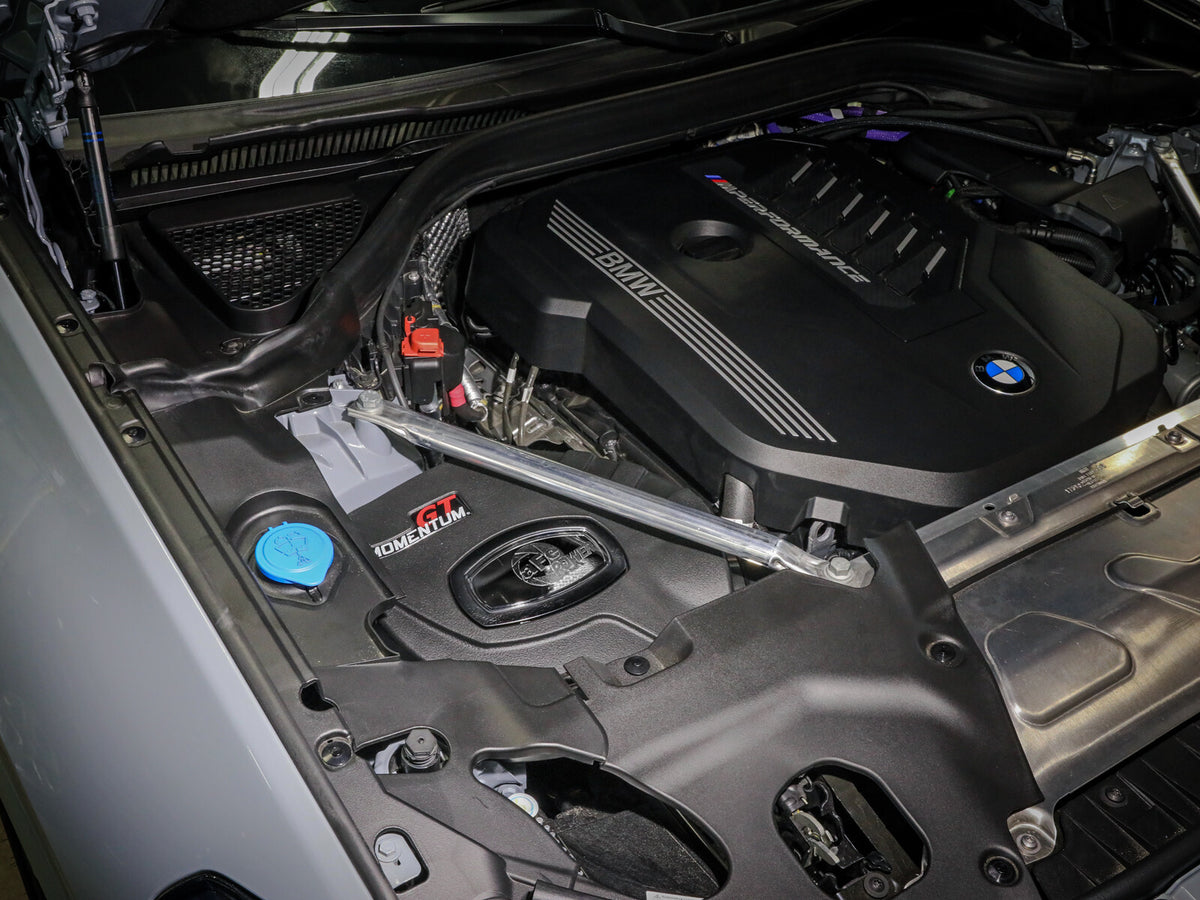 Momentum GT Cold Air Intake System w/ Pro Dry S Filter BMW X3/X4 M40i (G01/02) 20-24 L6-3.0L (t) B58 aFe Power-5