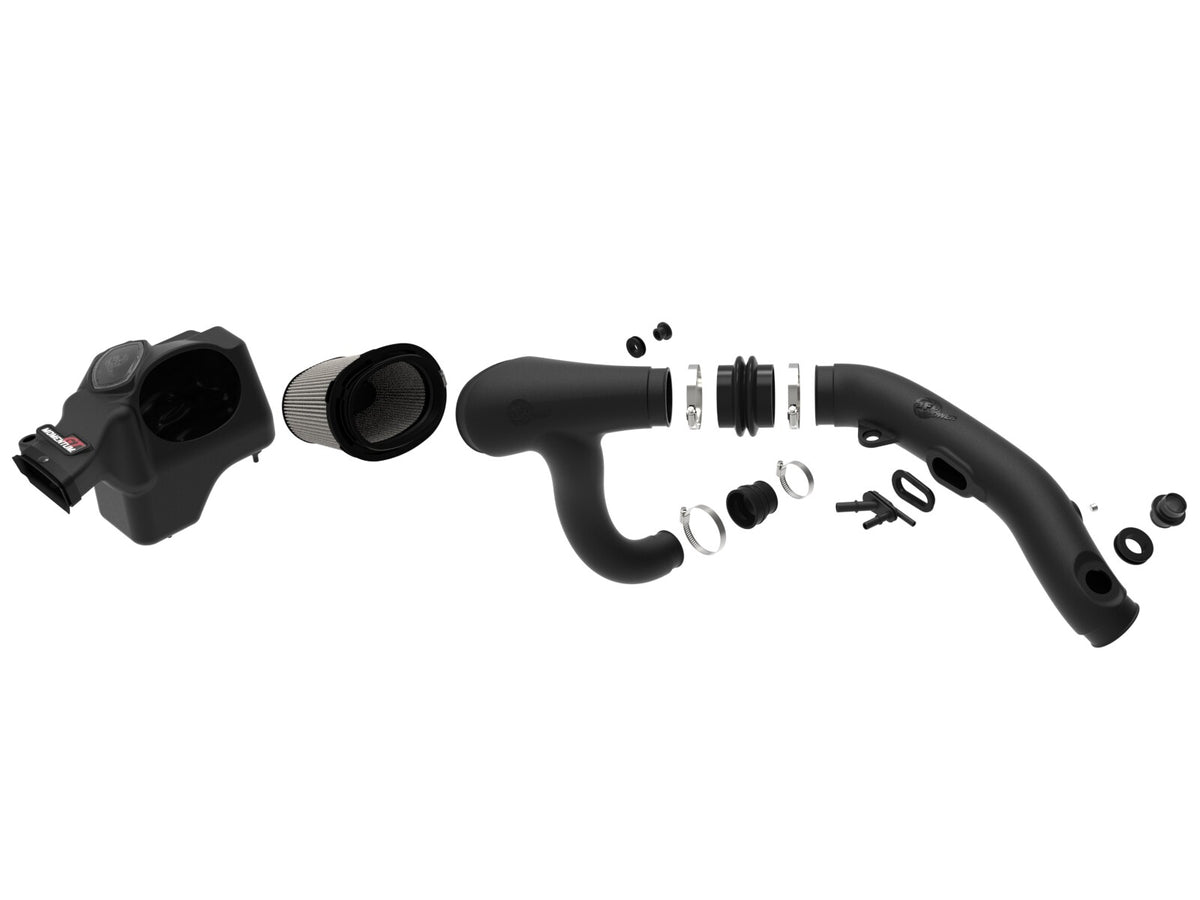 Momentum GT Cold Air Intake System w/ Pro Dry S Filter Ford Ranger Raptor 24-26 V6-3.0L (tt) aFe Power-1