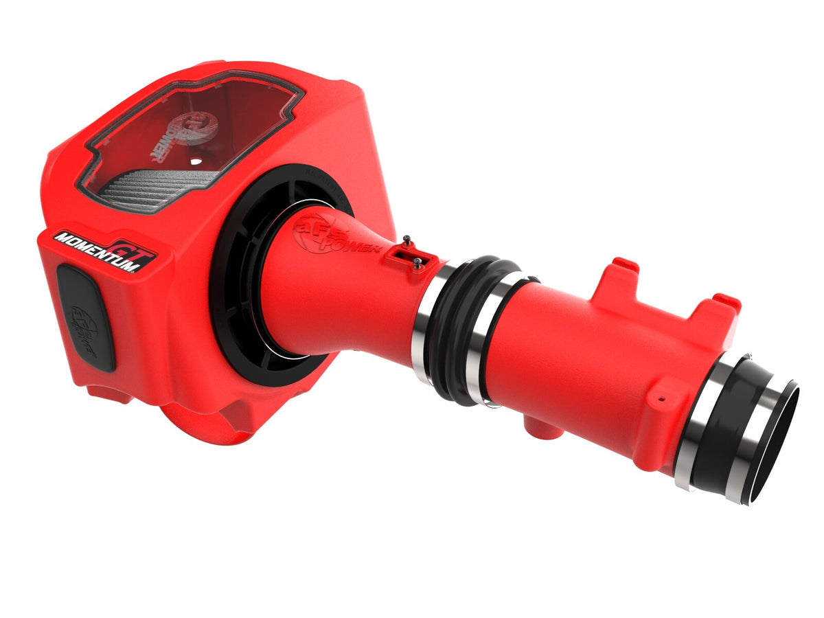 Momentum GT Cold Air Intake System Red w/ Pro Dry S Filter Ram 1500 25-26 L6-3.0L (tt) aFe Power-2