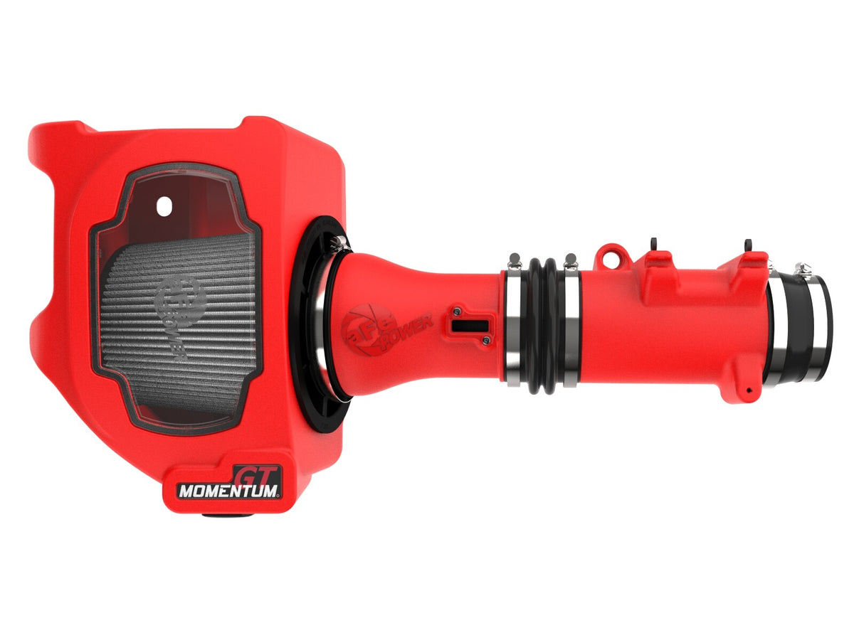 Momentum GT Cold Air Intake System Red w/ Pro Dry S Filter Ram 1500 25-26 L6-3.0L (tt) aFe Power-4