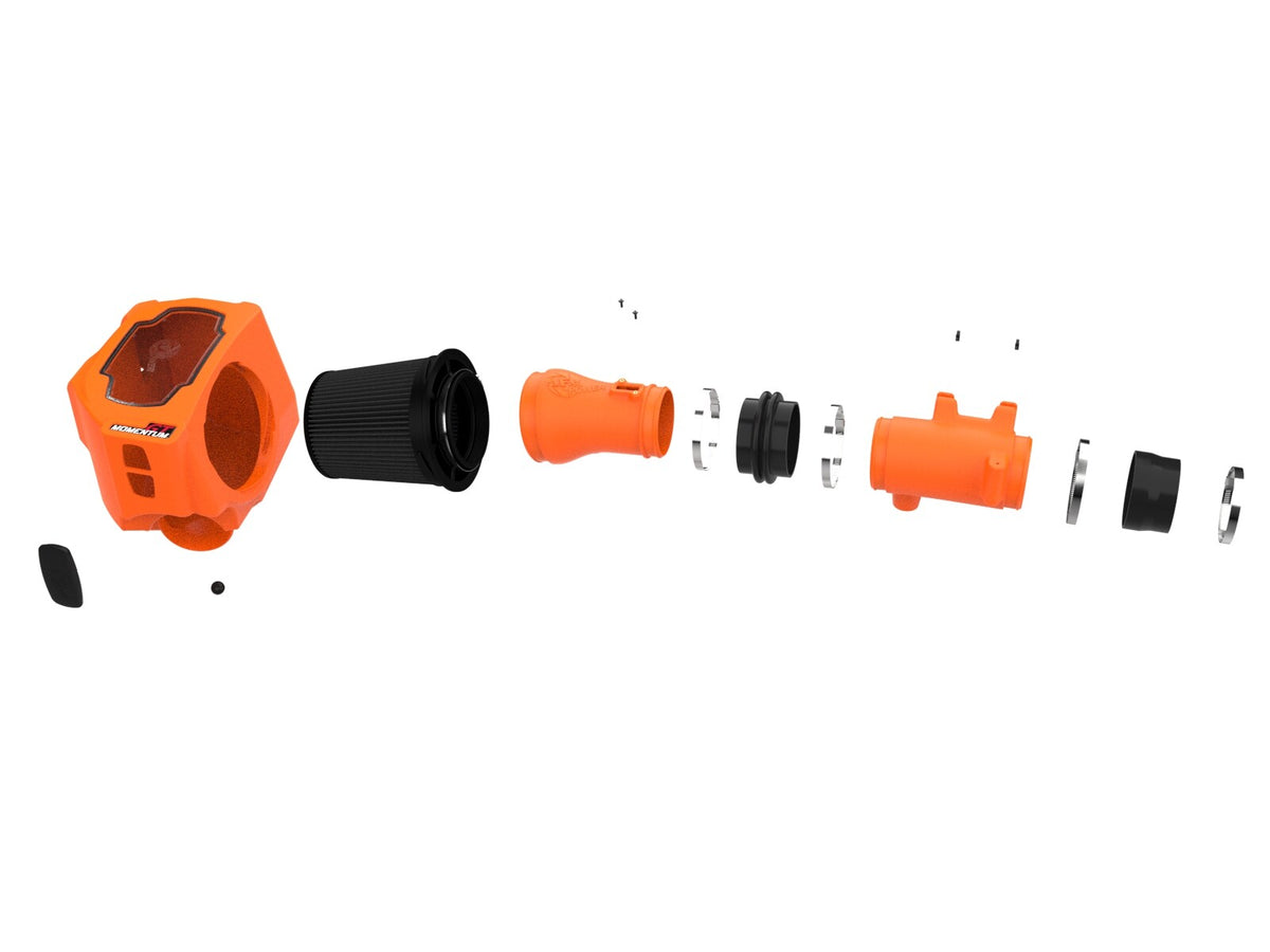 Momentum GT Cold Air Intake System Orange w/ Black Pro 5R Filter Ram 1500 25-26 L6-3.0L (tt) aFe Power-1