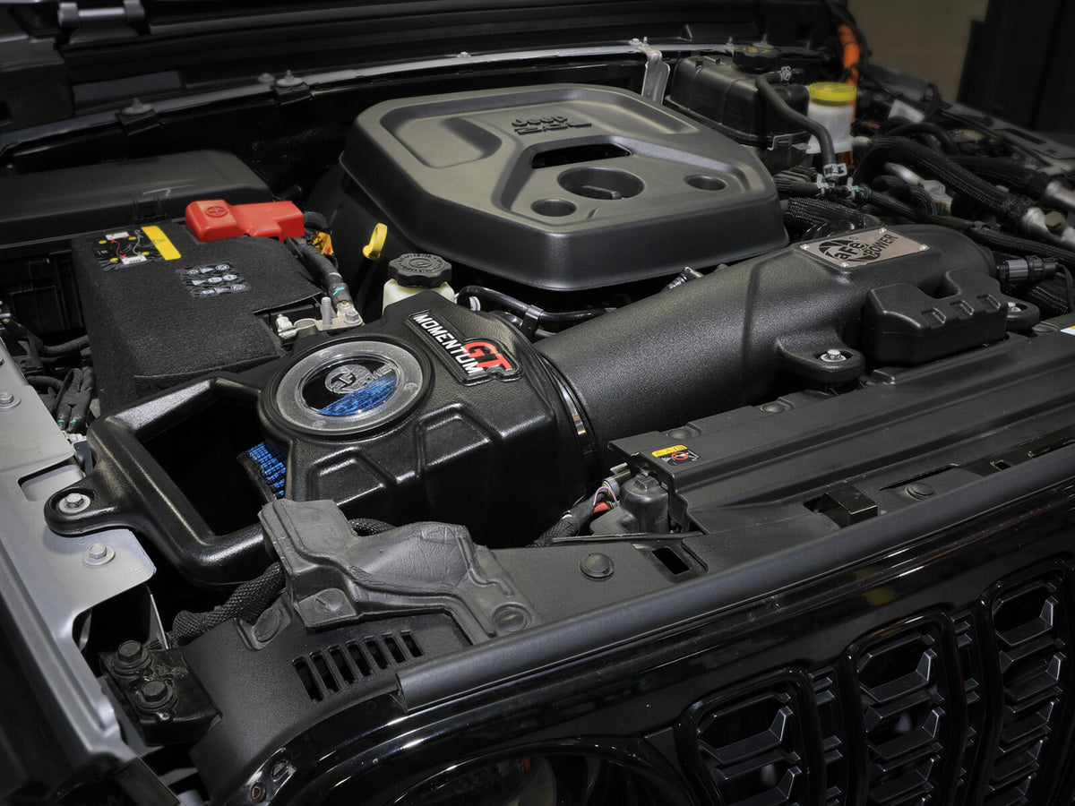 Momentum GT Cold Air Intake System w/ Pro 5R Filter Jeep Wrangler 4xe (Jl) 24-25 L4-2.0L (t) Hybrid aFe Power-5