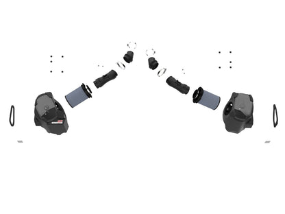 Momentum GT Cold Air Intake System w/ Pro 5R Filter Lexus GX550 24-26 V6-3.4L (tt) aFe Power-1