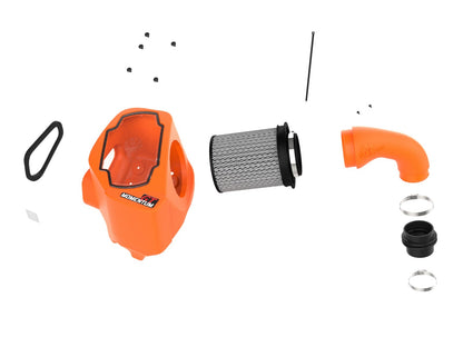 Momentum GT Cold Air Intake System Orange w/ Pro Dry S Filter Toyota Land Cruiser (J250) 24-26 L4-2.4L (t) aFe Power-1