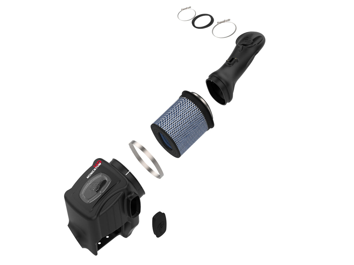 Momentum HD Cold Air Intake System w/ Pro 10R Filter Ford Diesel Trucks 11-16 V8-6.7L (td) aFe Power-1