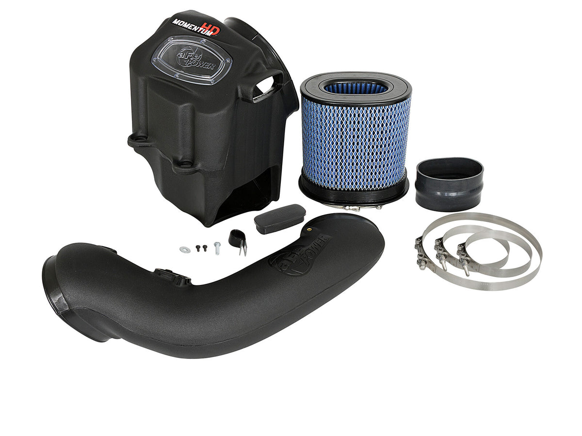Momentum HD Cold Air Intake System w/ Pro 10R Filter Ford Diesel Trucks 17-19 V8-6.7L (td) aFe Power-6